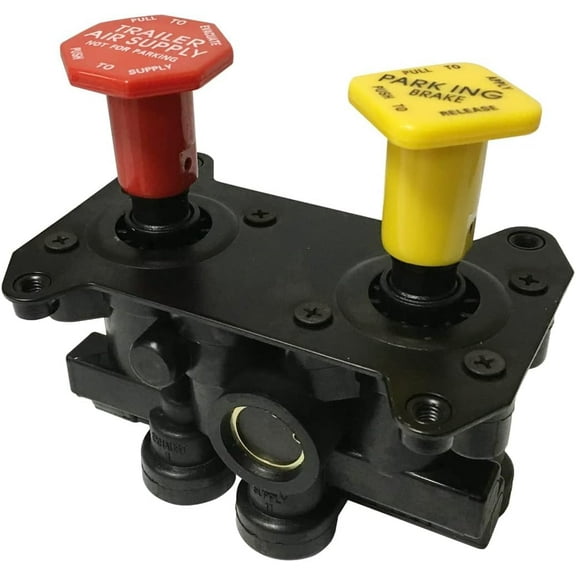 Torque MV-3 Dash Valve With 3/8" Push-To-Connect Ports, 1/4" Threaded Mounting Holes Replaces Bendix 800259