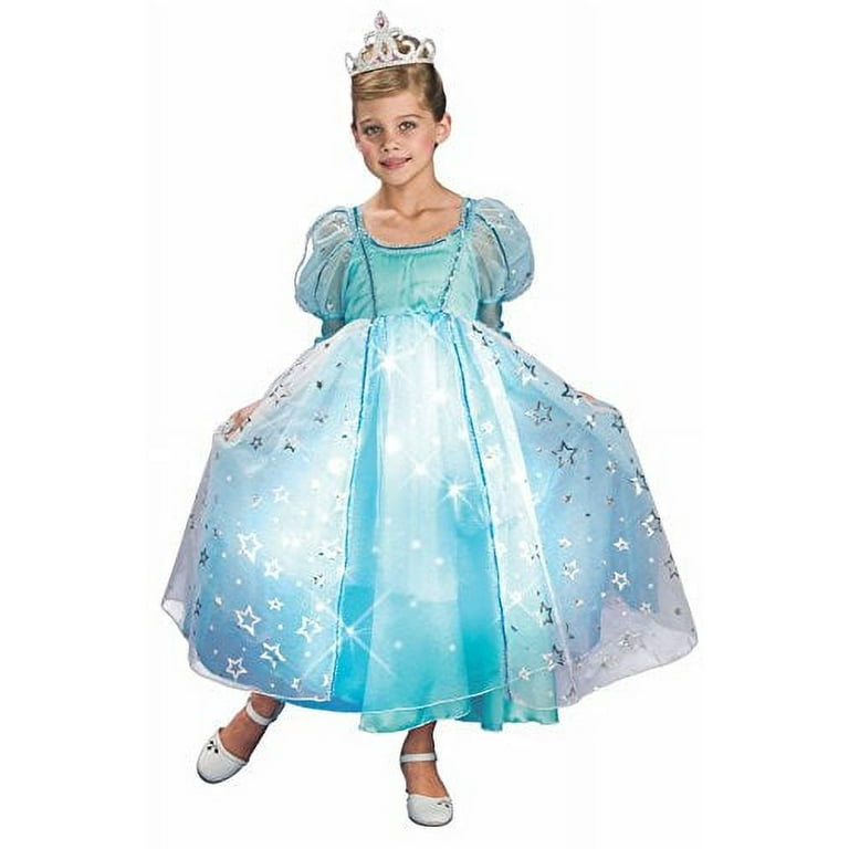 Childs Moonlight Magic Costume With Fiber Optic Light Twinkle Skirt Childs Moonlight Magic Costume With Fiber Optic Light Twinkle Skirt