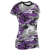 Rothco Womens Long Length Camo T-Shirt,Ultra Violet Camo