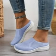 thumbnail image 5 of Willtoo Orthopedic Nurse & Tennis Shoes for Women - Slip On Arch Support Sneakers, Wide Width Non-Slip Server Shoes, Perfect Birthday & Mother’s Day Gifts Light Blue 5.5 Wide, 5 of 5