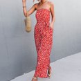 thumbnail image 4 of Mono Para Mujer de Moda de Verano Casual Erógeno Sin Mangas Vendaje Tubo Top Estampado Monos Odeerbi ODB-4, 4 of 5