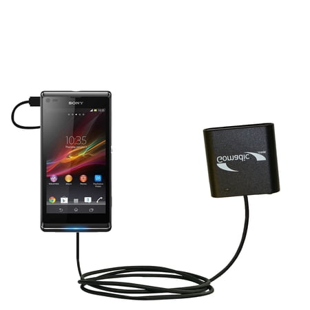 Portable Emergency AA Battery Charger Extender suitable for the Sony Xperia M - with Gomadic Brand TipExchange Technology