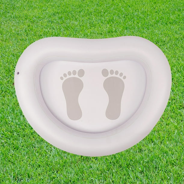 Alfombrillas De Baño Para Pies De Piscina Alfombrilla inflable para lavabo de pies de piscina, alfombrilla de lavado de pies de PVC, tratamiento de Spa casero ligero Sywqhk Para Estrenar