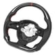 thumbnail image 5 of Volante tipo D, volante de fibra de carbono, volante de carreras de autos, volante de auto, resultados impresionantes, 5 of 12