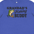 thumbnail image 4 of Inktastic Grandad's Fishing Buddy Youth T-Shirt, 4 of 5