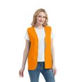 thumbnail image 3 of TOPTIE 5 Pack Volunteer Vest Waiter Bartender Work Uniform, Supermarket Clerk Workwear-Orange-L, 3 of 7