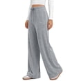 thumbnail image 2 of Fantaslook Womens Wide Leg Pants Casual Lounge Pull on Pant Soft Stretchy Trousers with Pockets for Daily Work Travel, 2 of 9