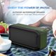 thumbnail image 5 of Altavoz de sonido envolvente impactante de 360 ° 24H Play-time 4 PlayMode IPX7 Altavoz portátil Bluetooth 5.0 para acampar al aire libre Montar en la playa, 5 of 7