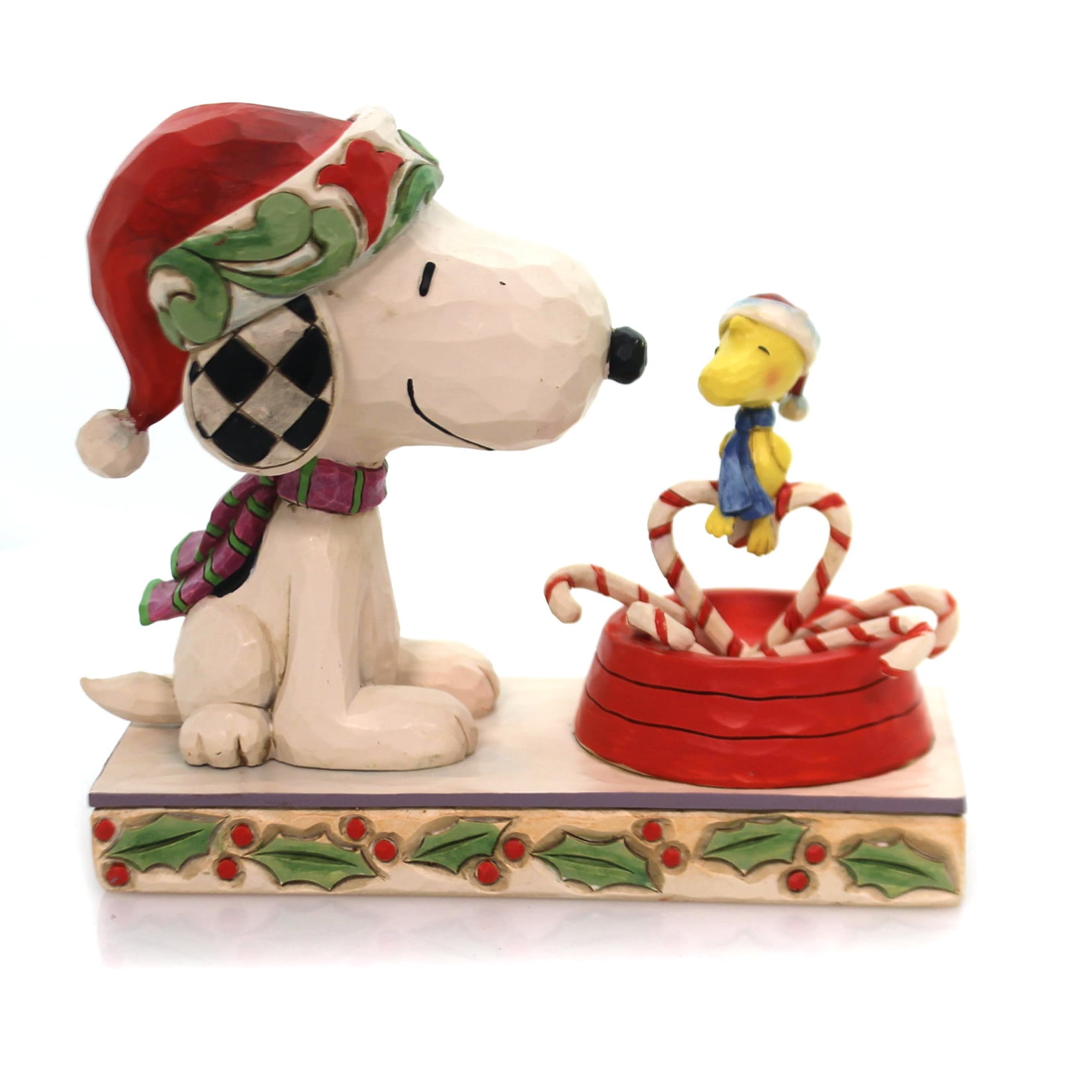 Jim Shore Heartwood Creek Snoopy & Woodstock Candy Cane - Walmart.com