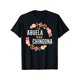 thumbnail image 1 of La abuela Mas Chingona Spanish Grandma Floral arch T-Shirt, 1 of 6