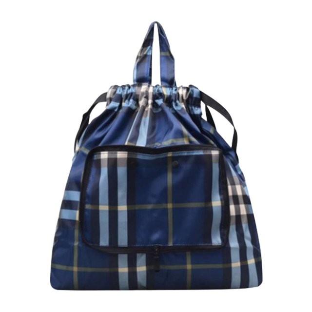 Basketball Yoga Bag Drawstring Folding Backpack Nylon for Travel (Small Flowers)