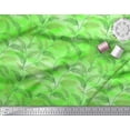 thumbnail image 2 of Soimoi Green Poly Georgette Fabric Pine Leaves Print Fabric by Yard 52 Inch Wide, 2 of 3