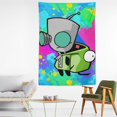 thumbnail image 3 of Invader Zim Gir Tapestry Luxury Wall Hanging Tapestries Decoration For Living Room Bedroom Dormitory Mural Blanket Wall Art Tapestry, 3 of 8