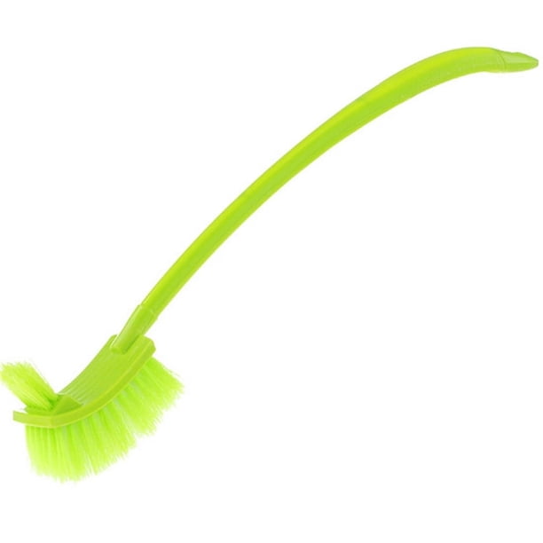 Cepillo de inodoro Cepillo de inodoro, mango largo limpieza profunda, limpieza profunda duradera cepillo de baño compacto espacio buen agarre goteo