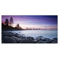 thumbnail image 2 of Rocky Burleigh Point in Blue - Extra Large Seascape Art Canvas, 2 of 3