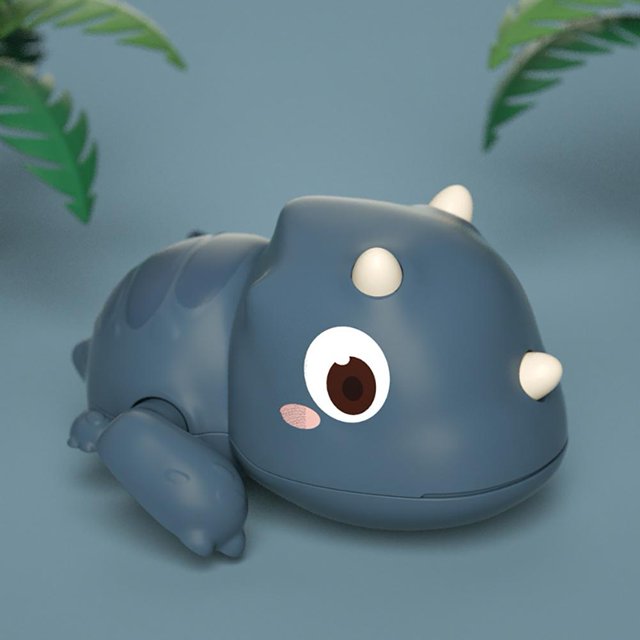 Juguetes de baño para bebé, dinosaurio de dibujos animados, flotador de agua, juguetes de natación, regalos para niños