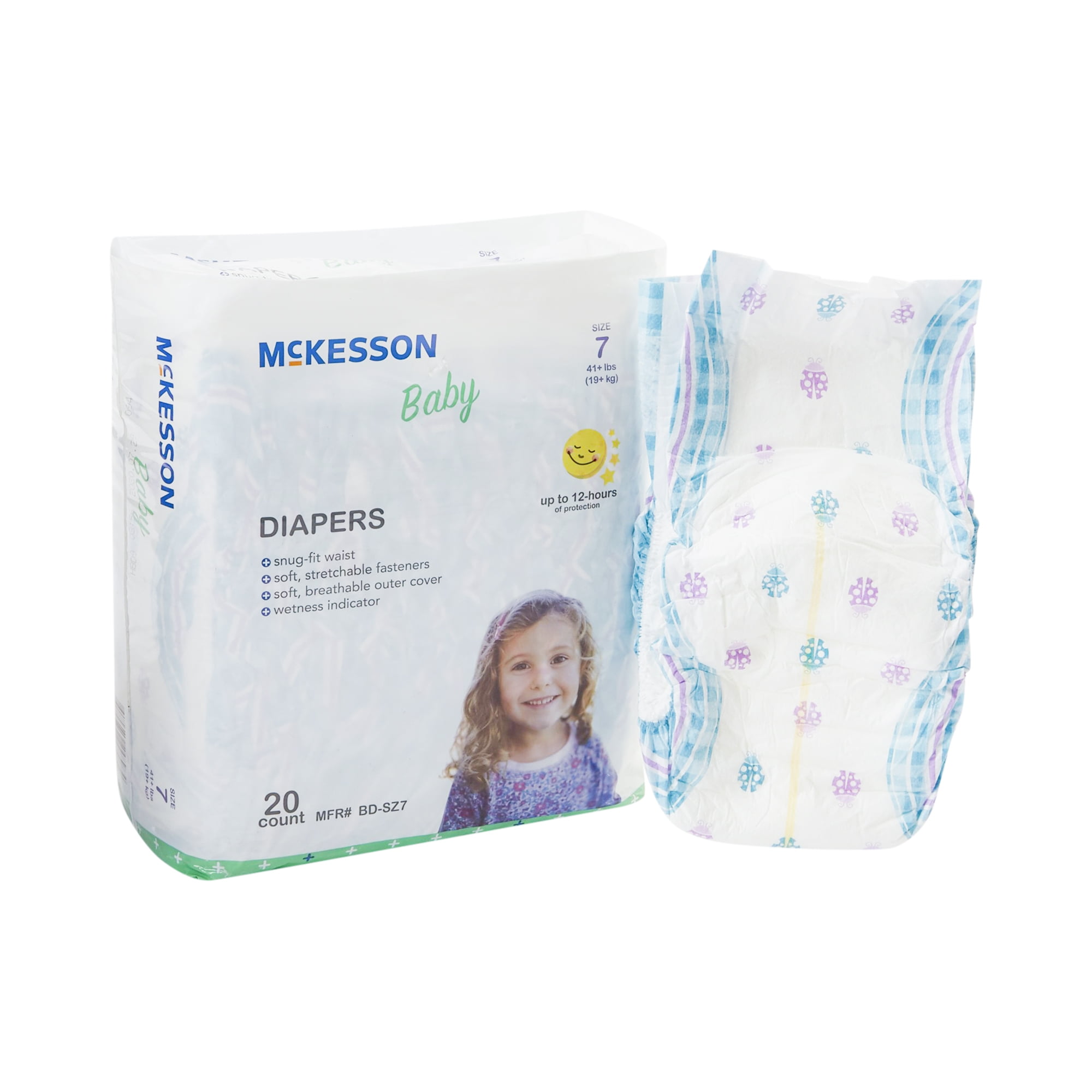 Comfees CMF-7 Baby Diapers Size 7 41+lbs 20/Bg