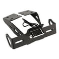 thumbnail image 1 of License Plate Bracket, High Strength Durable Motorcycle License Plate Holder Carbon Steel Waterproof With LED Light For Upgrade, 1 of 8