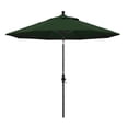 thumbnail image 2 of California Umbrella GSCUF908705-SA46 9 ft. Fiberglass Market Umbrella Collar Tilt - Matted Black-Pacifica-Hunter Green, 2 of 3