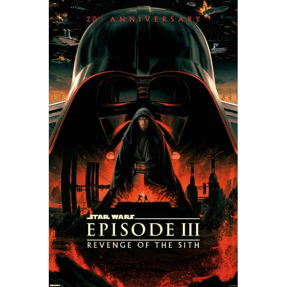 Star Wars: Revenge Of The Sith - 20th Anniversary Wall Poster, 22.375" x 34"