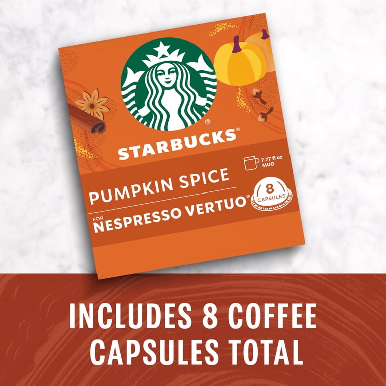 Starbucks by Nespresso Vertuo, Pumpkin Spice Flavored Coffee