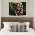 thumbnail image 4 of ZFLMY Tiger Forest Wildlife Wall Hanging 100% Polyester Tapestry for Home Decorative Wall Hanging, Bedroom, Living Room Decoration 40x30in, 4 of 6