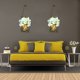 thumbnail image 4 of Lámpara LED de decoración para interiores y exteriores, luz de pared con botella de cristal, flor sintética, 2 uds., 4 of 8