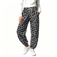 thumbnail image 4 of Nfurl Sweatpants for Women Trendy Graphic Prints Mid Rise Sweatpant with Pockets Drawstring Elastic Waist Casual Pants Gray,S, 4 of 9