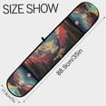 thumbnail image 3 of Yayeee Double Oven Mitt Kitchen Heat Resistant Baking 35" x7" Quilted Glove, Colorful Road, 3 of 6