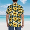 thumbnail image 4 of Sigee Insects Of Flowers for Men’s Casual Beach Summer Shirts Funky Hawaiian Shirt for Men Hawaiian Shirts,X-Large, 4 of 7