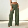 thumbnail image 5 of ClodeEU Women's Corduroy High Waist Wide Leg Pants,Casual Loose Trousers with Pockets ,Women's Plus M, 5 of 7