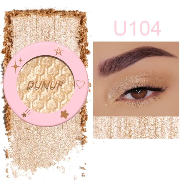Heallor-Crema de sombra de ojos brillante de 12 colores, fácil de aplicar, acabado perlado, Color de larga duración