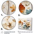 thumbnail image 3 of Designart "Yellow Botanical composition II" Abstract Botanicals Floater Framed Wall Art Print, 3 of 7