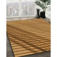 thumbnail image 3 of Ahgly Company Machine Washable Indoor Round Transitional Mahogany Brown Area Rugs, 4' Round, 3 of 7