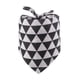 thumbnail image 1 of Greeniant Bufanda de baba para 4 estaciones, plegable, de algodón suave, elegante, reutilizable, ajustable, toalla Triangular para mascotas, para cuello Ropa para mascotas Negro Tipo 2 Greeniant PT003844-05, 1 of 6