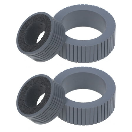 Worgeous 4 Pcs for Scanner Roller Pager Sliders Scanner Accessories 3.70X3.70X1.30CM Grey