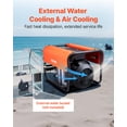 thumbnail image 2 of VEVOR PCP Air Compressor 4500PSI/30Mpa 2-Cylinder Scuba Diving Tank Compressor, 2 of 9