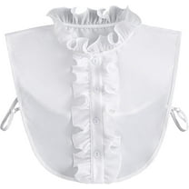 Camicover Women’s Detachable Dickey Collar Half Shirt Blouse False White Collar