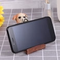 thumbnail image 3 of Cell Phone Stand, Cute Dog Wooden Mobile Phone Holder Bracket for Smartphone Desktop, 3 of 7