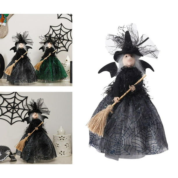 Acheter Poupée suspendue pour Halloween, décoration fantôme de sorcière,  horreur effrayante, pendentif de sorcière volante, Festival, Bar,  décoration de la maison