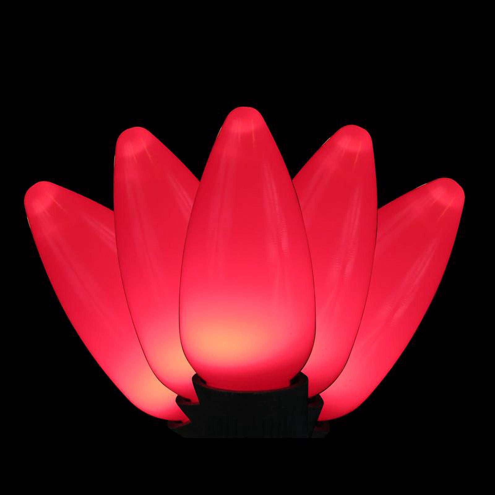 Holiday Bright Lights LED C9 Red 25 ct Replacement Christmas Light Bulbs
