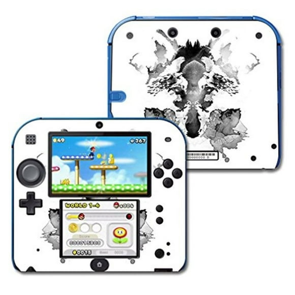 MightySkins Skin Compatible with Nintendo 2DS - Rorschach | Protective, Durable, and Unique Vinyl Decal wrap Cover | Easy to Apply, Remove, and Change Styles | Made in The USA