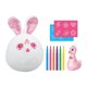 thumbnail image 2 of Juguete de felpa bricolaje peluche muñeca pintura lavable garabateos juguetes animales de peluche, para niños niños adultos niños niñas año nuevo Conejo, 2 of 8