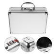 thumbnail image 4 of Caja de herramientas Organizador de herramientas portátil Estuche de almacenamiento de herramientas de metal Maletín de herramientas con contraseña con interior de espuma, 4 of 6