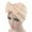 Beige, variant on Baseball Caps for Women Beige Bow Cancer Chemo Hat Beanie Scarf Turban Head Wrap Cap