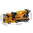 thumbnail image 3 of Gifts for Kids! Fwttom Toy Cars, Inertial Alloy Engineering Vehicle Series for Boys Excavator Concrete Tanker Truck Cranes and Bulldozer Toys, 3 of 7