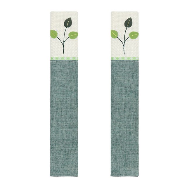 Gants de Poignée de Porte de Réfrigérateur 1 Paire Gants de Poignée de Réfrigérateur en Tissu Réutilisables Motif Raisin Double Porte Manchon de Poignée de Réfrigérateur Outil de Maison
