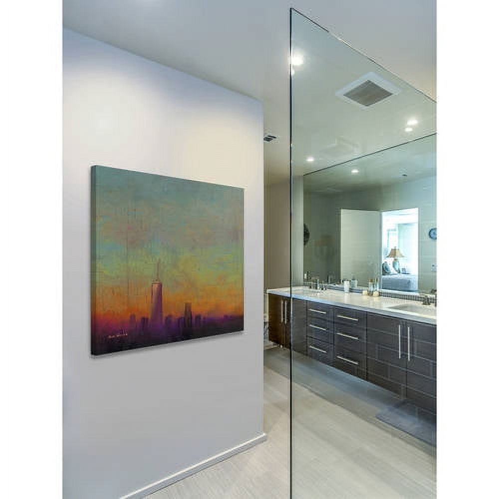 Marmont Hill "Purple Haze" by Rick Novak Painting Print on Wrapped Canvas