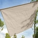 thumbnail image 5 of Toldo de sombra exterior beige de HDPE para patio, jardín, piscina y área de barbacoa | Toldo rectangular transpirable con bloqueo UV | 1 pieza | Instalación fácil 25x20x7cm | Aireado y duradero, 5 of 9