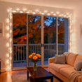 thumbnail image 2 of Cadena de luces LED JinBest 200 LED, blanco cálido, 20 m, cable verde, 2 of 8